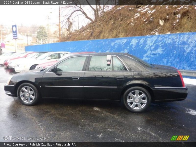 Black Raven / Ebony 2007 Cadillac DTS Sedan