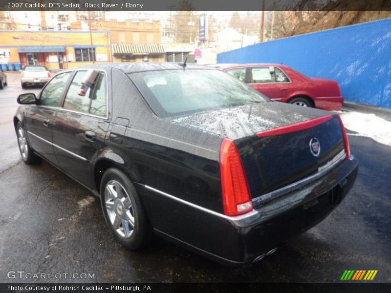 Black Raven / Ebony 2007 Cadillac DTS Sedan