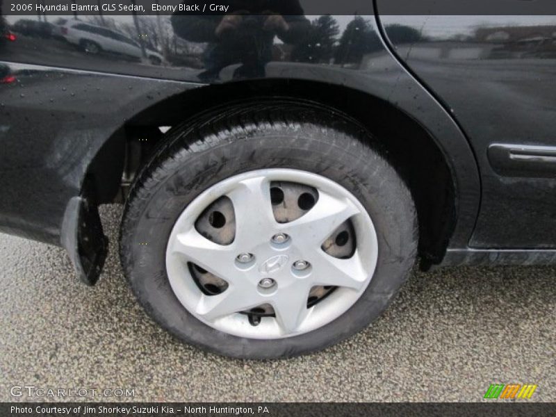 Ebony Black / Gray 2006 Hyundai Elantra GLS Sedan