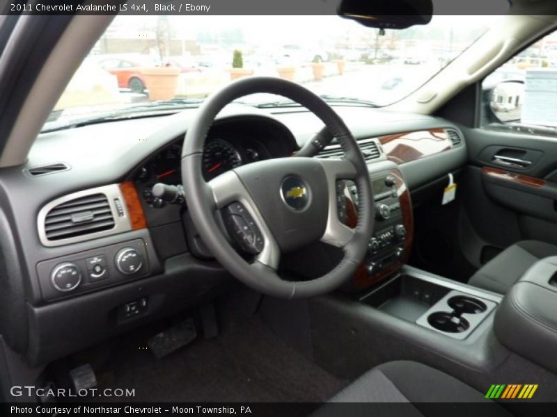 Ebony Interior - 2011 Avalanche LS 4x4 