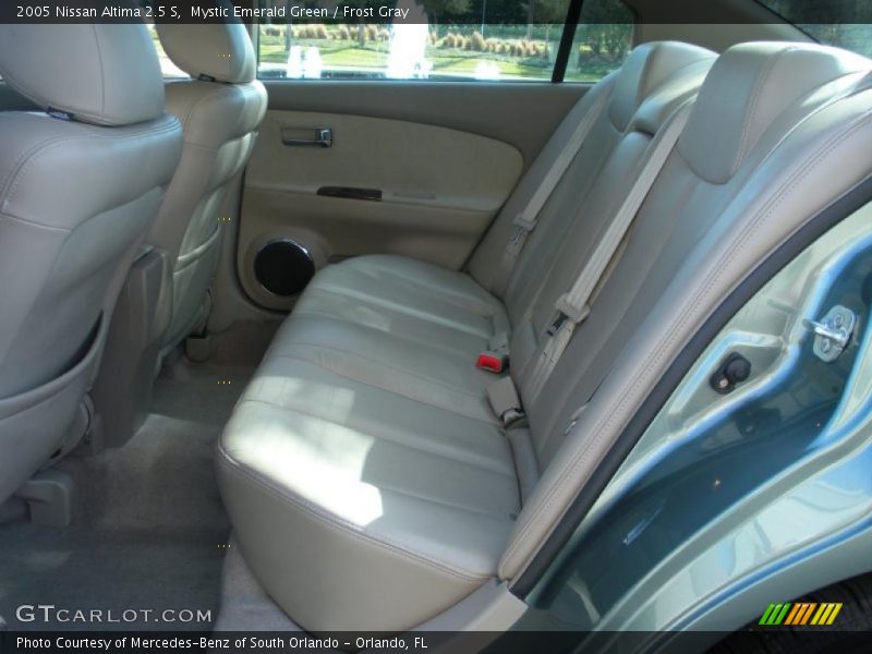 Mystic Emerald Green / Frost Gray 2005 Nissan Altima 2.5 S
