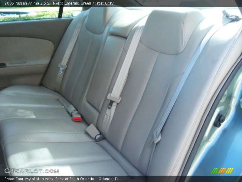 Mystic Emerald Green / Frost Gray 2005 Nissan Altima 2.5 S