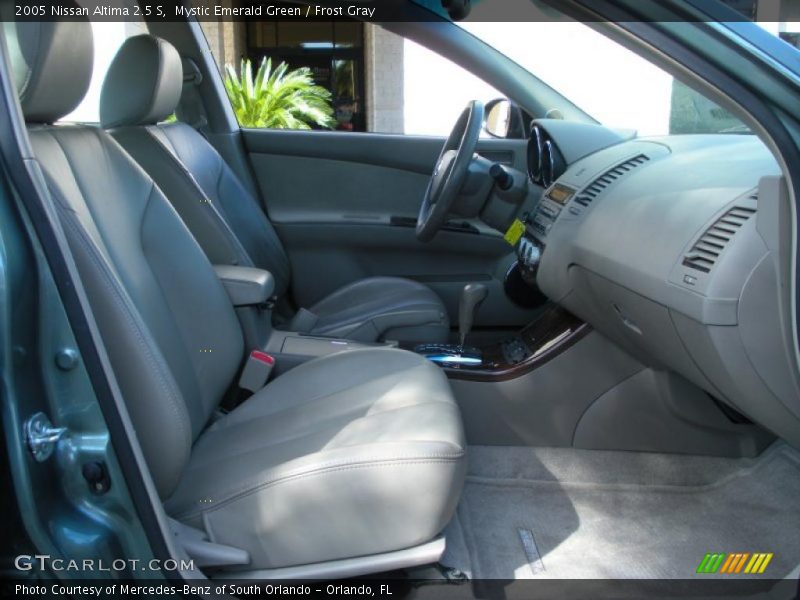 Mystic Emerald Green / Frost Gray 2005 Nissan Altima 2.5 S