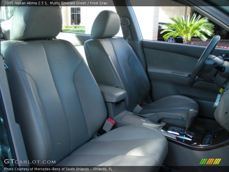 Mystic Emerald Green / Frost Gray 2005 Nissan Altima 2.5 S