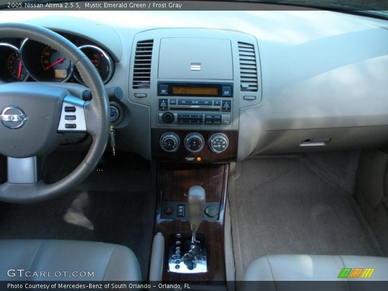 Mystic Emerald Green / Frost Gray 2005 Nissan Altima 2.5 S