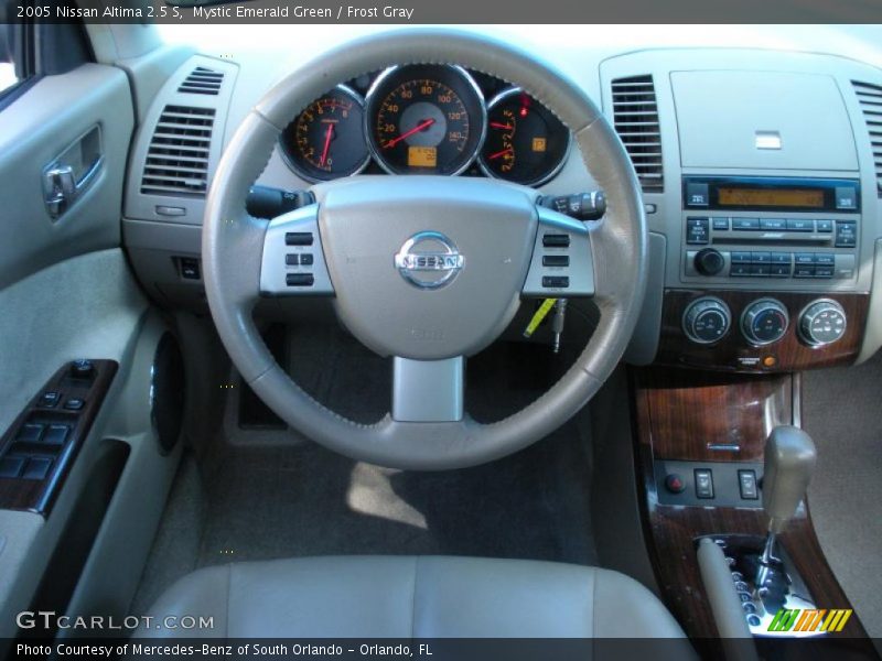 Mystic Emerald Green / Frost Gray 2005 Nissan Altima 2.5 S