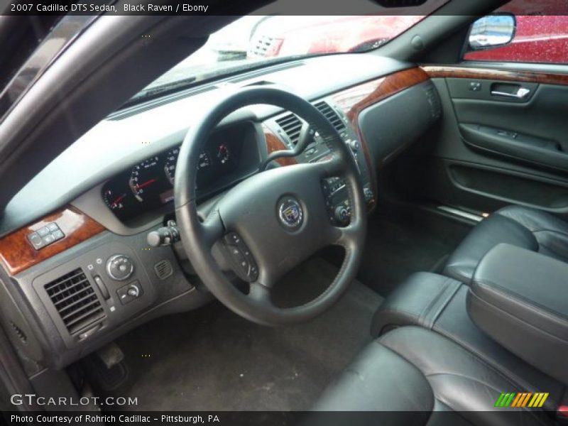 Black Raven / Ebony 2007 Cadillac DTS Sedan