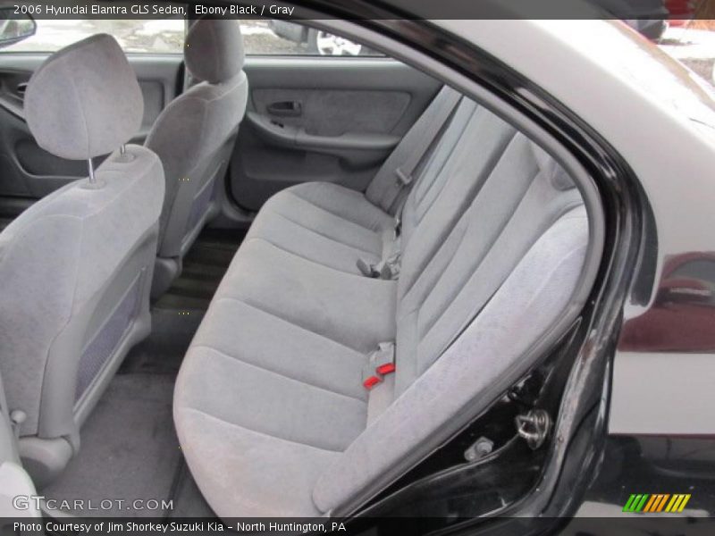 Ebony Black / Gray 2006 Hyundai Elantra GLS Sedan