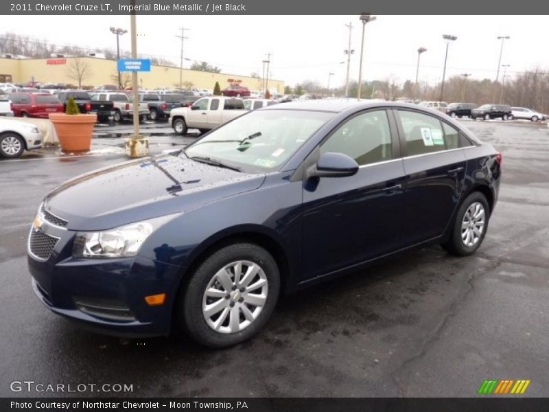 Imperial Blue Metallic / Jet Black 2011 Chevrolet Cruze LT