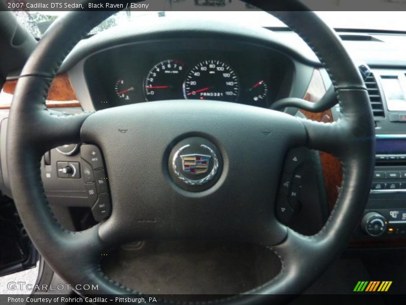 Black Raven / Ebony 2007 Cadillac DTS Sedan