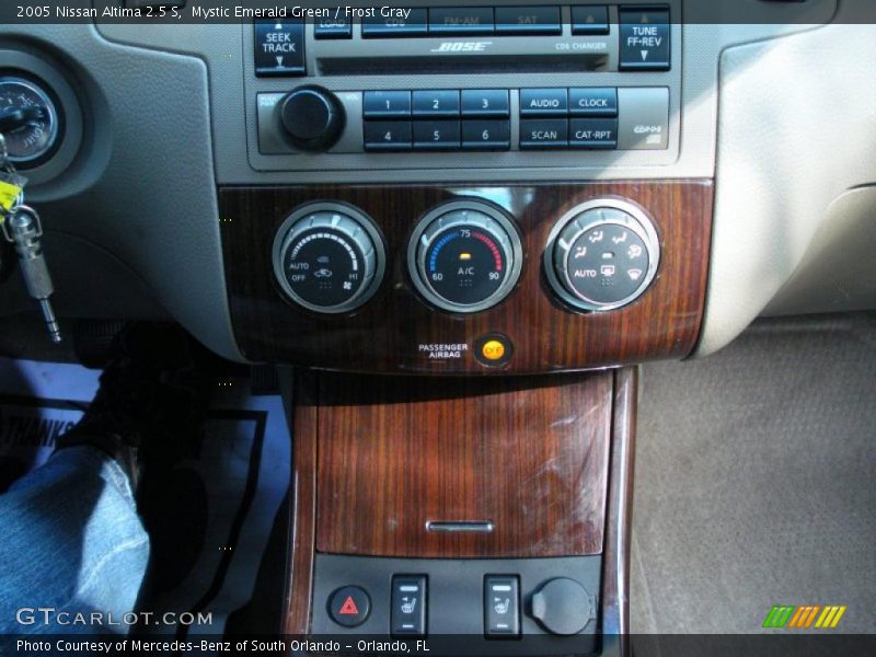 Mystic Emerald Green / Frost Gray 2005 Nissan Altima 2.5 S