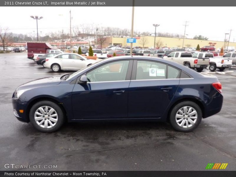Imperial Blue Metallic / Jet Black 2011 Chevrolet Cruze LT