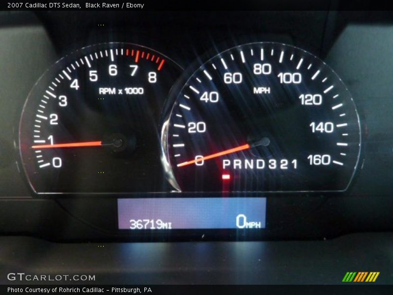Black Raven / Ebony 2007 Cadillac DTS Sedan