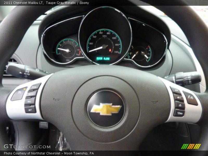 Taupe Gray Metallic / Ebony 2011 Chevrolet Malibu LT