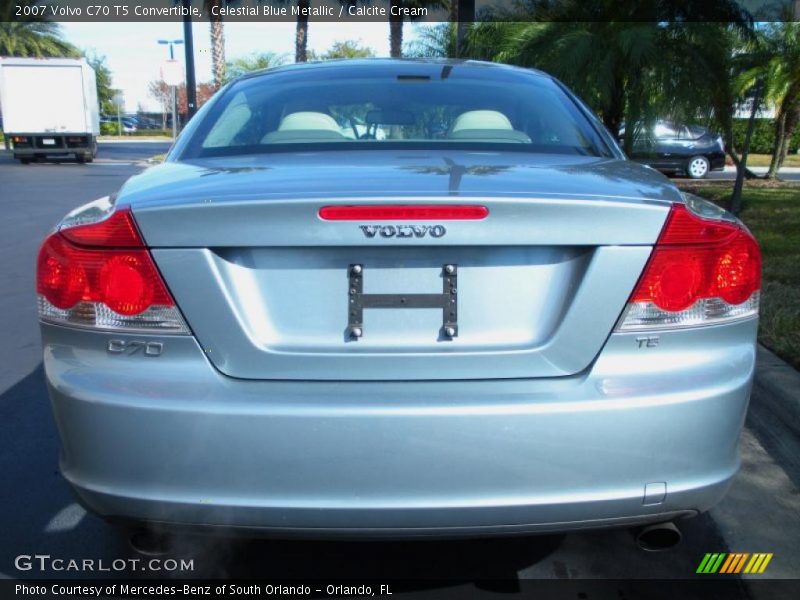 Celestial Blue Metallic / Calcite Cream 2007 Volvo C70 T5 Convertible