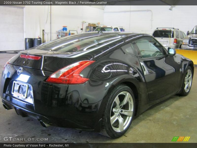 Magnetic Black / Persimmon Leather 2009 Nissan 370Z Touring Coupe