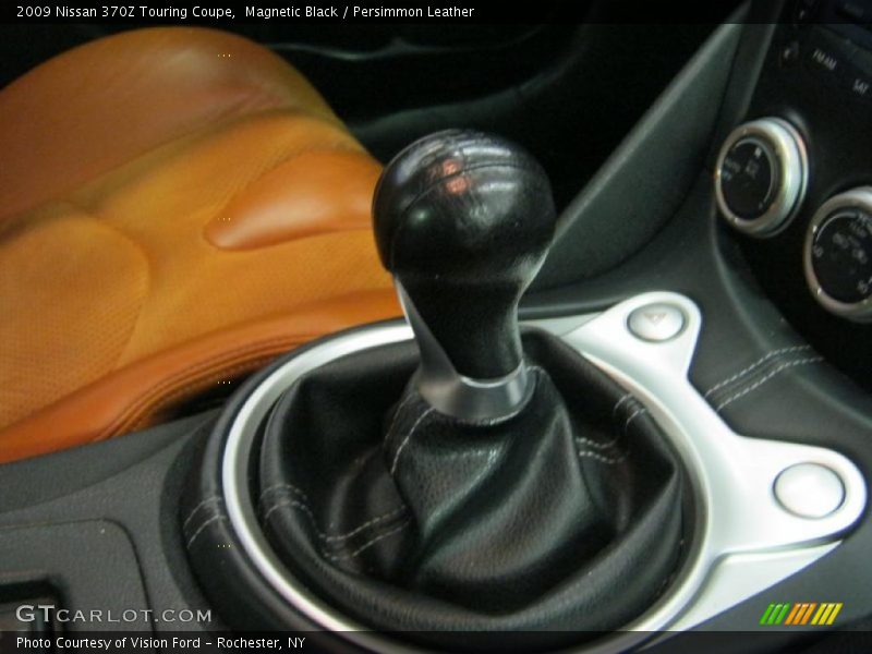Magnetic Black / Persimmon Leather 2009 Nissan 370Z Touring Coupe