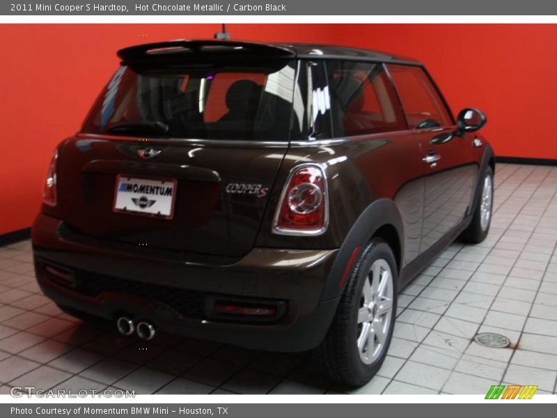 Hot Chocolate Metallic / Carbon Black 2011 Mini Cooper S Hardtop