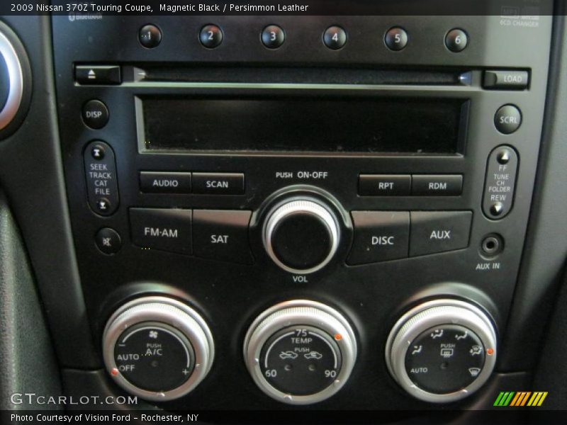 Magnetic Black / Persimmon Leather 2009 Nissan 370Z Touring Coupe
