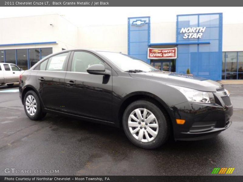 Black Granite Metallic / Jet Black 2011 Chevrolet Cruze LT