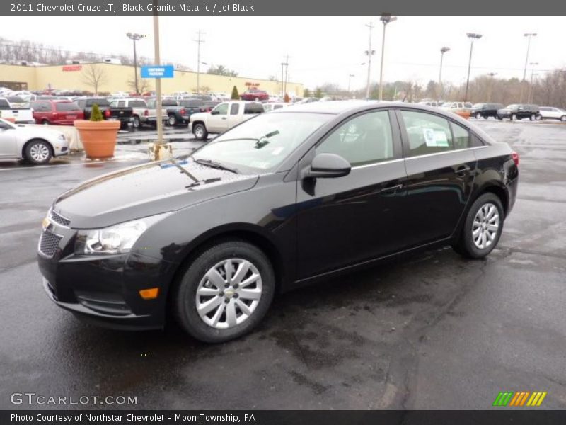 Black Granite Metallic / Jet Black 2011 Chevrolet Cruze LT