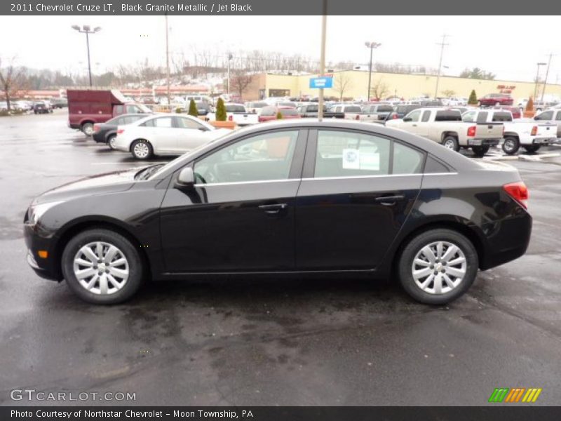 Black Granite Metallic / Jet Black 2011 Chevrolet Cruze LT