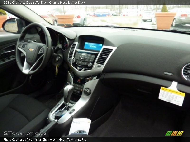 Black Granite Metallic / Jet Black 2011 Chevrolet Cruze LT