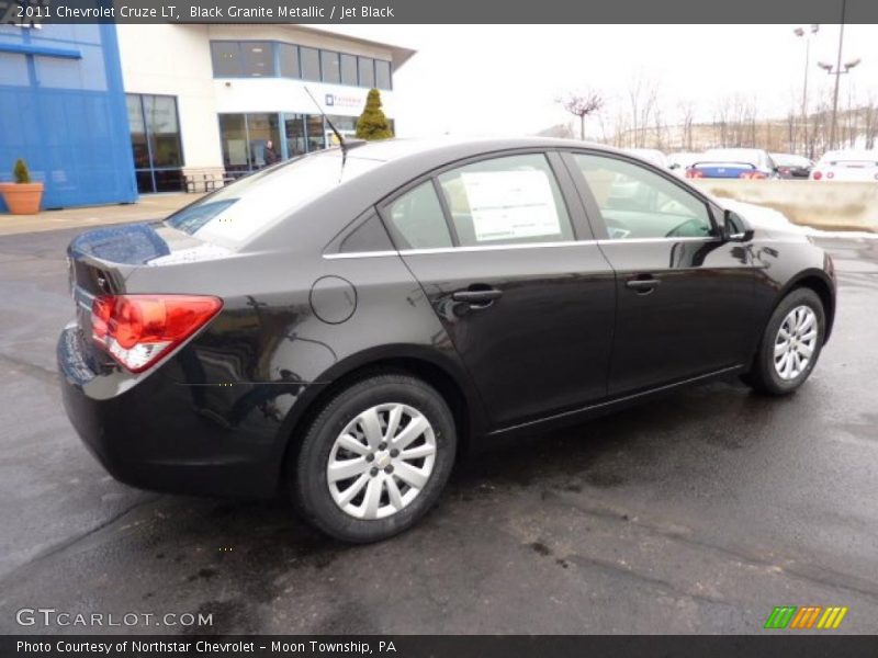 Black Granite Metallic / Jet Black 2011 Chevrolet Cruze LT