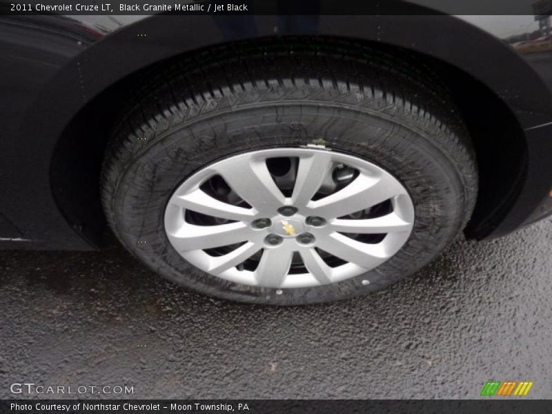 Black Granite Metallic / Jet Black 2011 Chevrolet Cruze LT