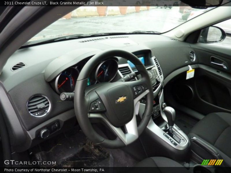 Black Granite Metallic / Jet Black 2011 Chevrolet Cruze LT