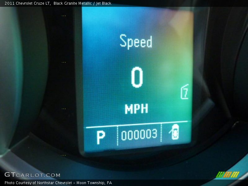 Black Granite Metallic / Jet Black 2011 Chevrolet Cruze LT