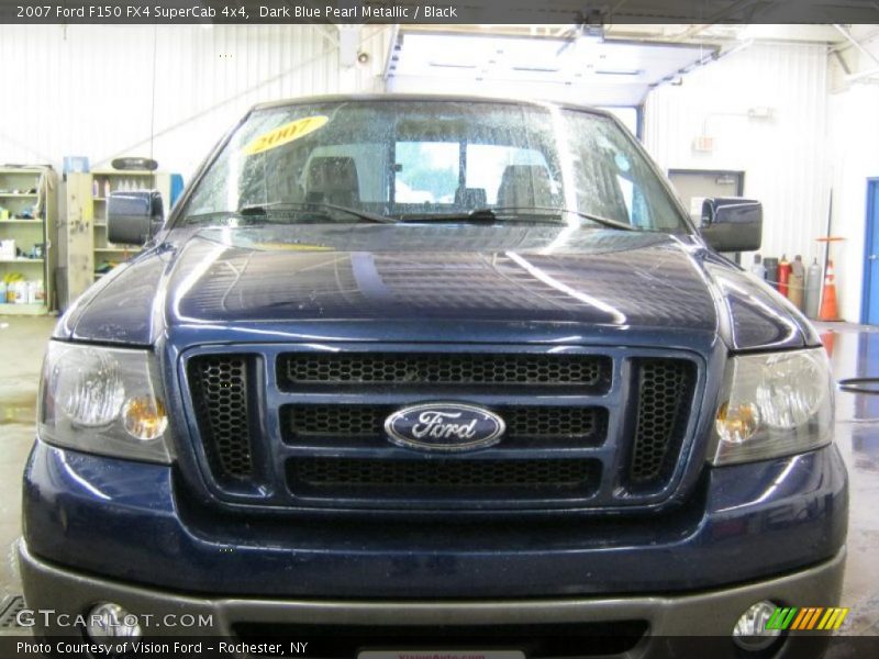 Dark Blue Pearl Metallic / Black 2007 Ford F150 FX4 SuperCab 4x4