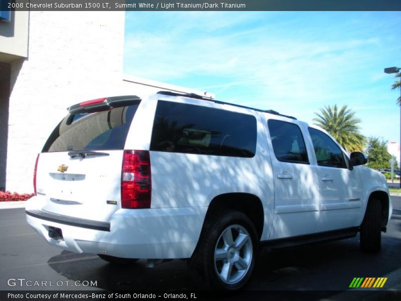 Summit White / Light Titanium/Dark Titanium 2008 Chevrolet Suburban 1500 LT
