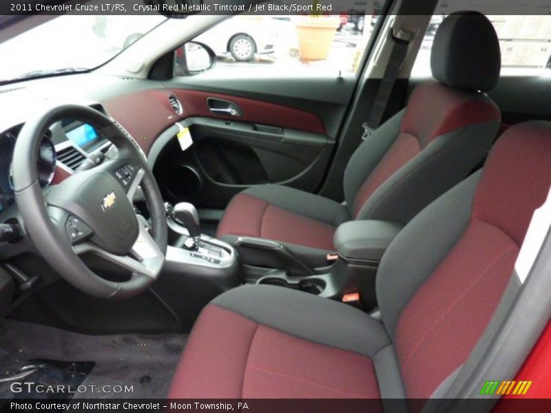  2011 Cruze LT/RS Jet Black/Sport Red Interior