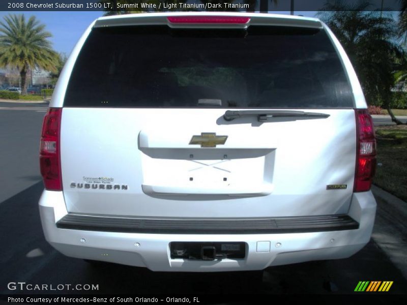 Summit White / Light Titanium/Dark Titanium 2008 Chevrolet Suburban 1500 LT