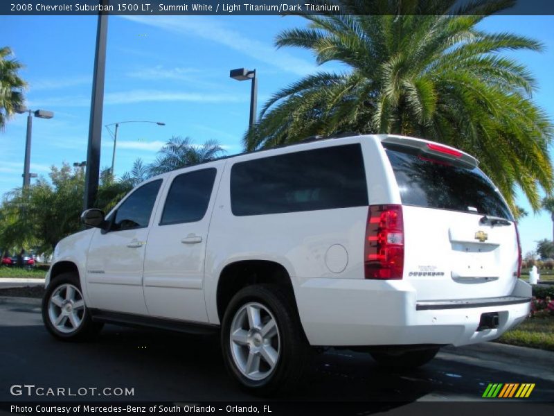 Summit White / Light Titanium/Dark Titanium 2008 Chevrolet Suburban 1500 LT