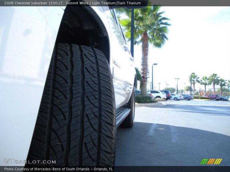 Summit White / Light Titanium/Dark Titanium 2008 Chevrolet Suburban 1500 LT