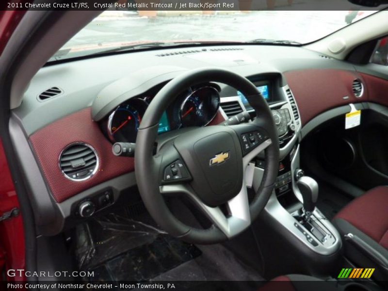 Jet Black/Sport Red Interior - 2011 Cruze LT/RS 