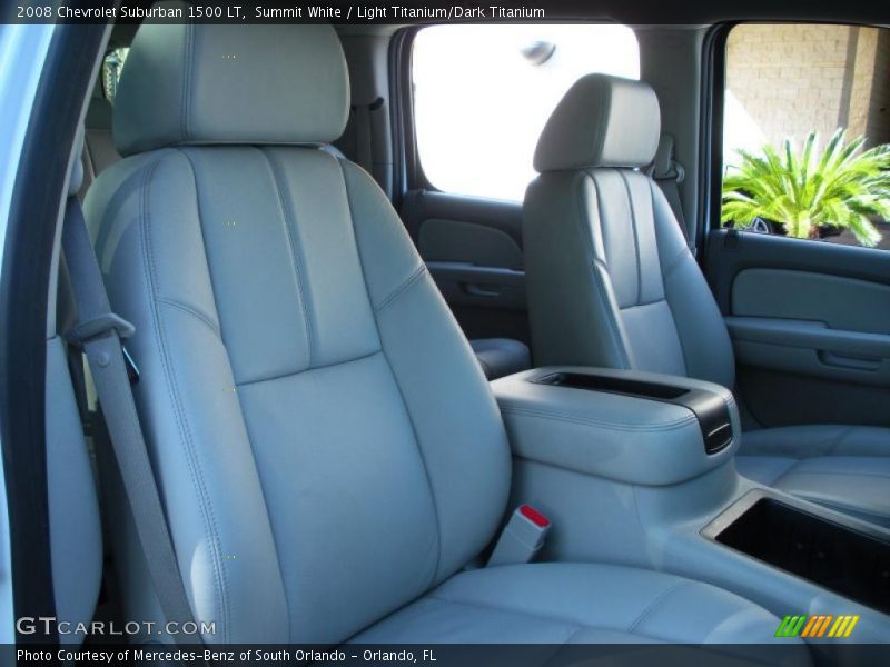 Summit White / Light Titanium/Dark Titanium 2008 Chevrolet Suburban 1500 LT
