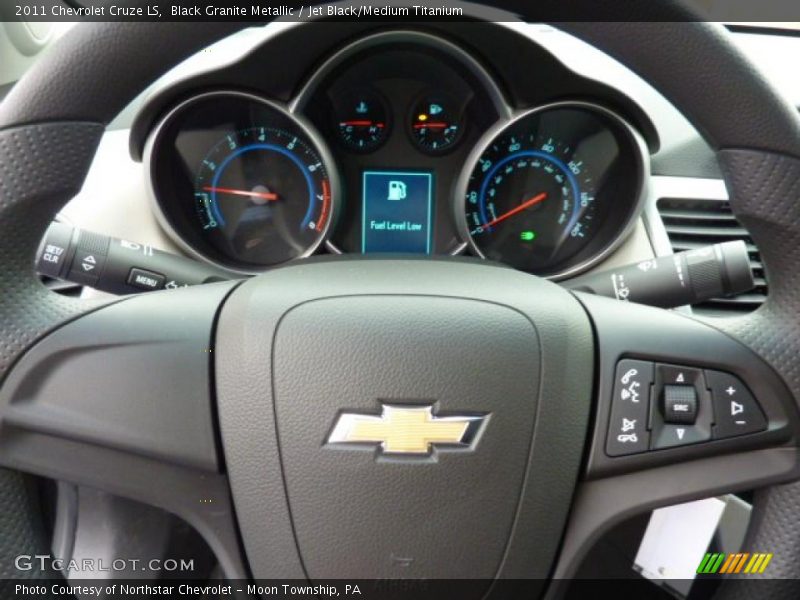 Black Granite Metallic / Jet Black/Medium Titanium 2011 Chevrolet Cruze LS
