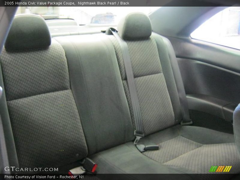 Nighthawk Black Pearl / Black 2005 Honda Civic Value Package Coupe