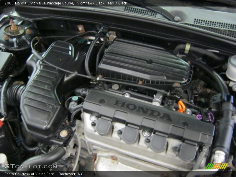  2005 Civic Value Package Coupe Engine - 1.7L SOHC 16V VTEC 4 Cylinder