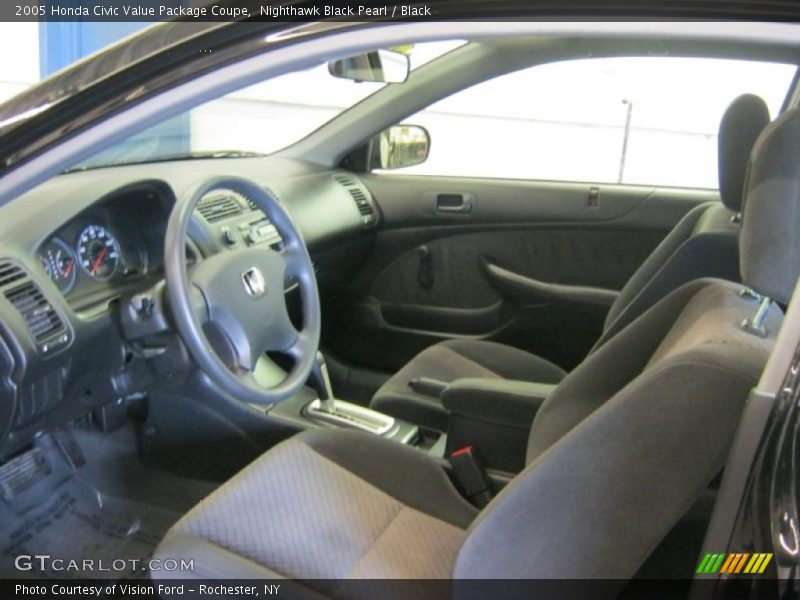  2005 Civic Value Package Coupe Black Interior