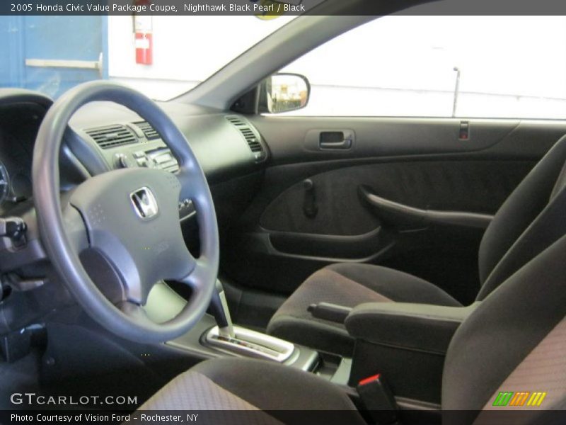  2005 Civic Value Package Coupe Black Interior