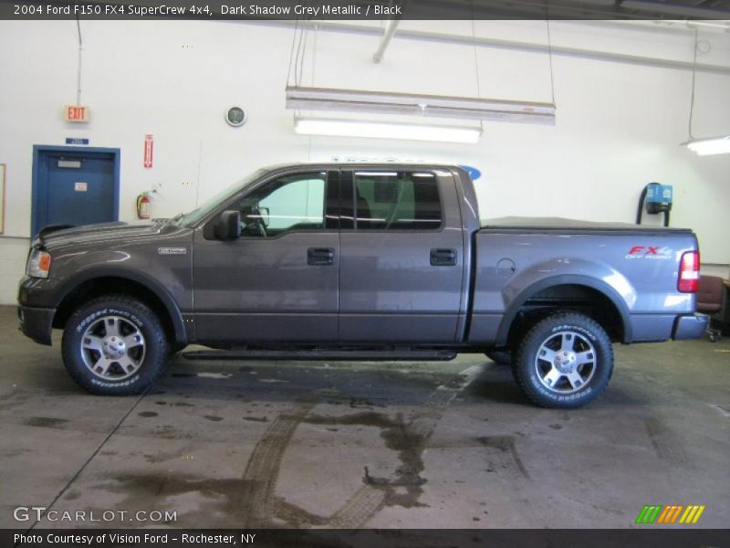 Dark Shadow Grey Metallic / Black 2004 Ford F150 FX4 SuperCrew 4x4