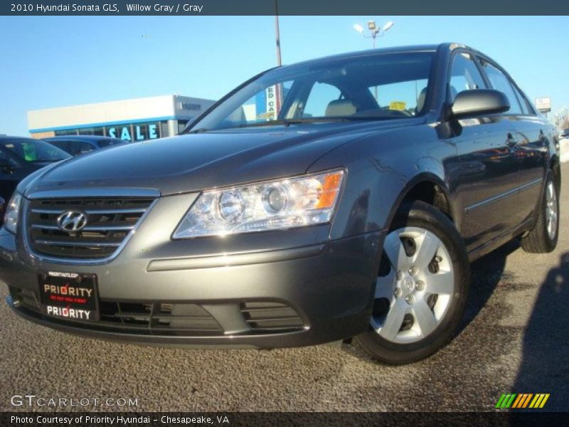 Willow Gray / Gray 2010 Hyundai Sonata GLS
