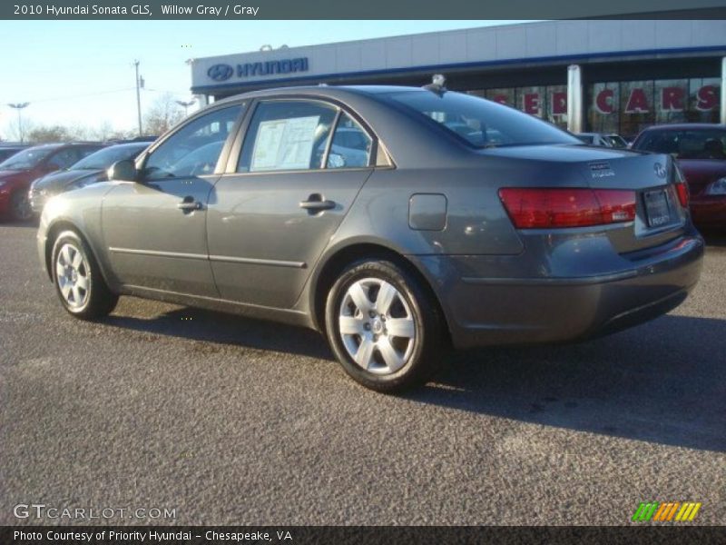 Willow Gray / Gray 2010 Hyundai Sonata GLS