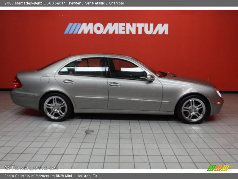 Pewter Silver Metallic / Charcoal 2003 Mercedes-Benz E 500 Sedan
