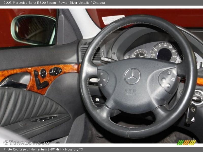 Pewter Silver Metallic / Charcoal 2003 Mercedes-Benz E 500 Sedan