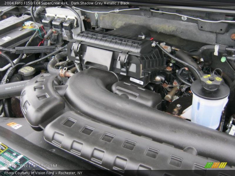 Dark Shadow Grey Metallic / Black 2004 Ford F150 FX4 SuperCrew 4x4